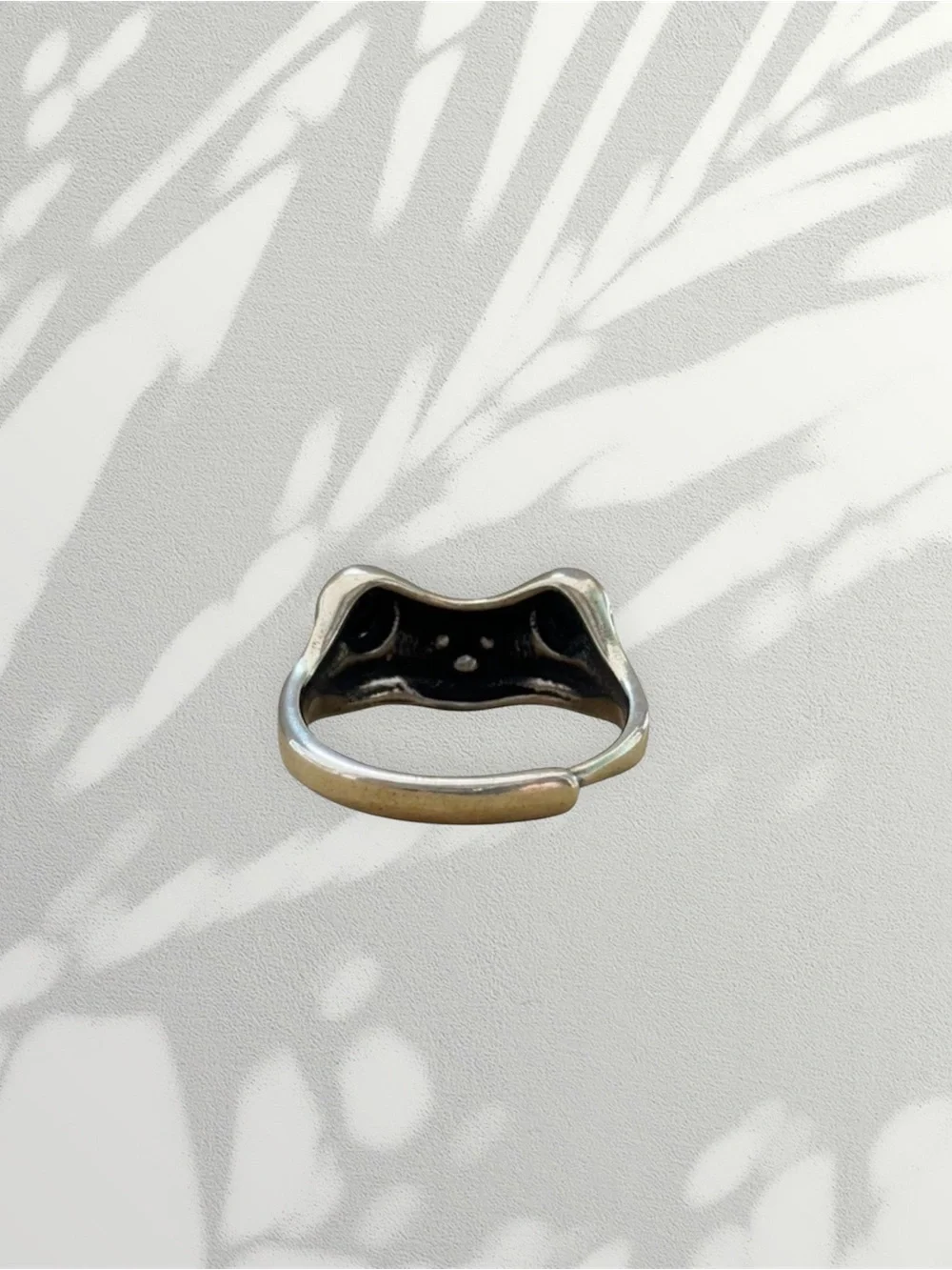 Sterling Silver Frog Ring - Sculpted Frog Design